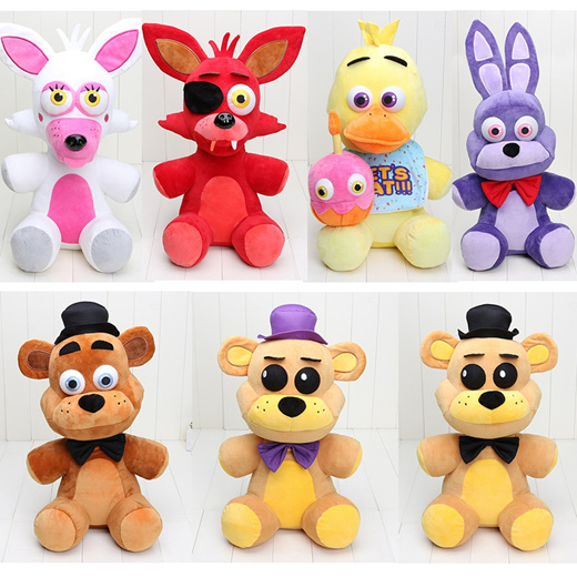 COD-Five Nights at Freddy's FNAF Game Bear Foxy Bonnie Mangle Plush Doll  Kids Toy