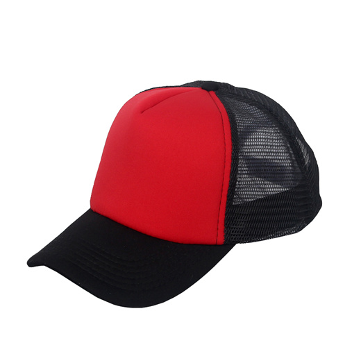 plain red trucker hat