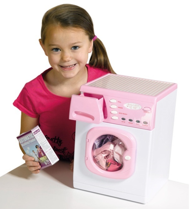 casdon washing machine pink