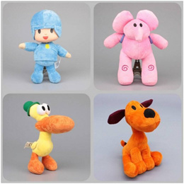 5pcs Set Pocoyo Action Figure Toy Pocoyo, Elly, Pato, Loula