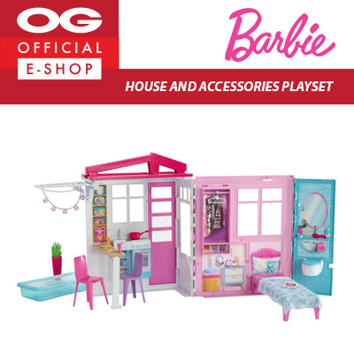 barbie doll house furniture and accessories