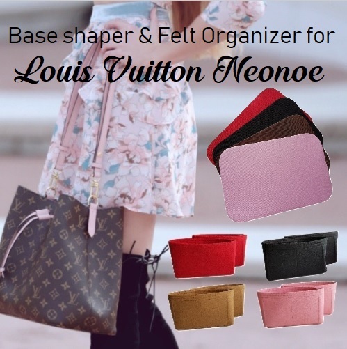 Set of 2 Basic Style Felt Bag Organizers forLouis vuitton's