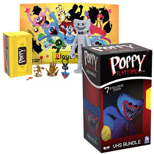 Poppy Playtime VHS Bundle Action Figure Playset