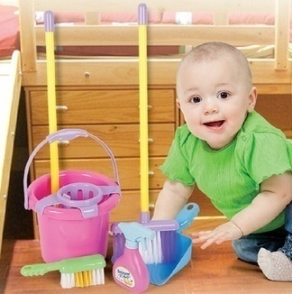 toddler sweeping brush set