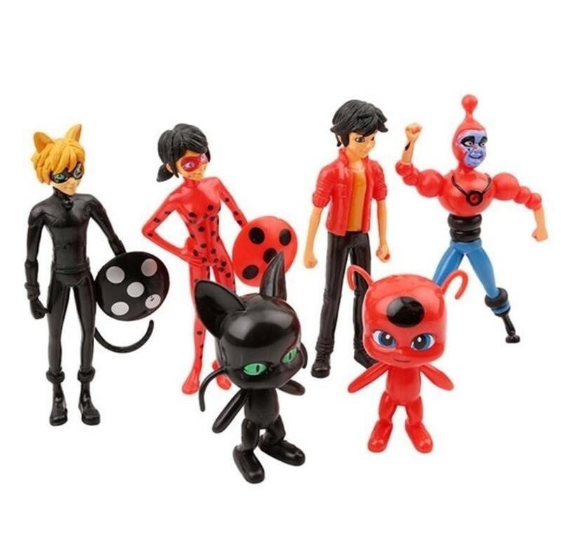 miraculous ladybug and cat noir dolls