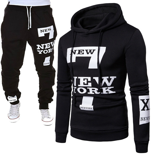 mens hooded jogging suits