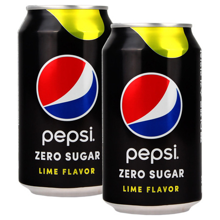 Qoo10 - Pepsi Zero Sugar Lime 355ml x 24 Cans : Drinks