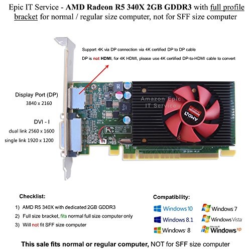 AMD Radeon R5 340X 2GB GDDR3 