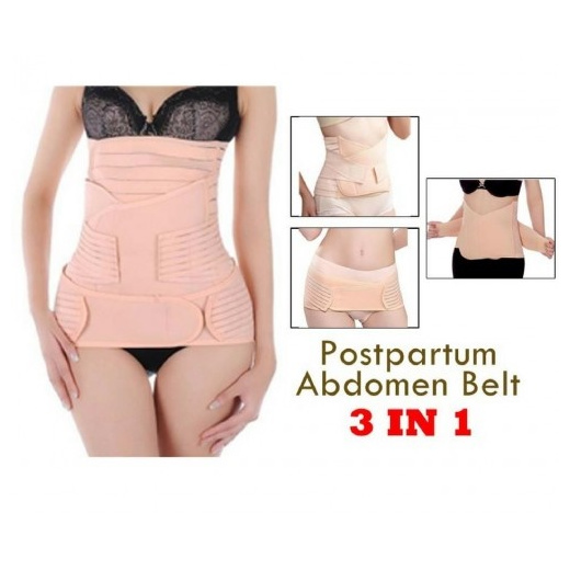 Qoo10 3 In 1 Postpartum Abdomen Belt Bengkung For Belly Waist Pelvis Slim Perfume Luxury Beaut