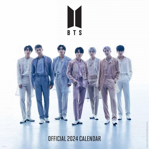 아이월드 방탄소년단 (BTS) 2025년 벽걸이 캘린더 CD / DVD