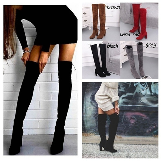 plus size over the knee boots