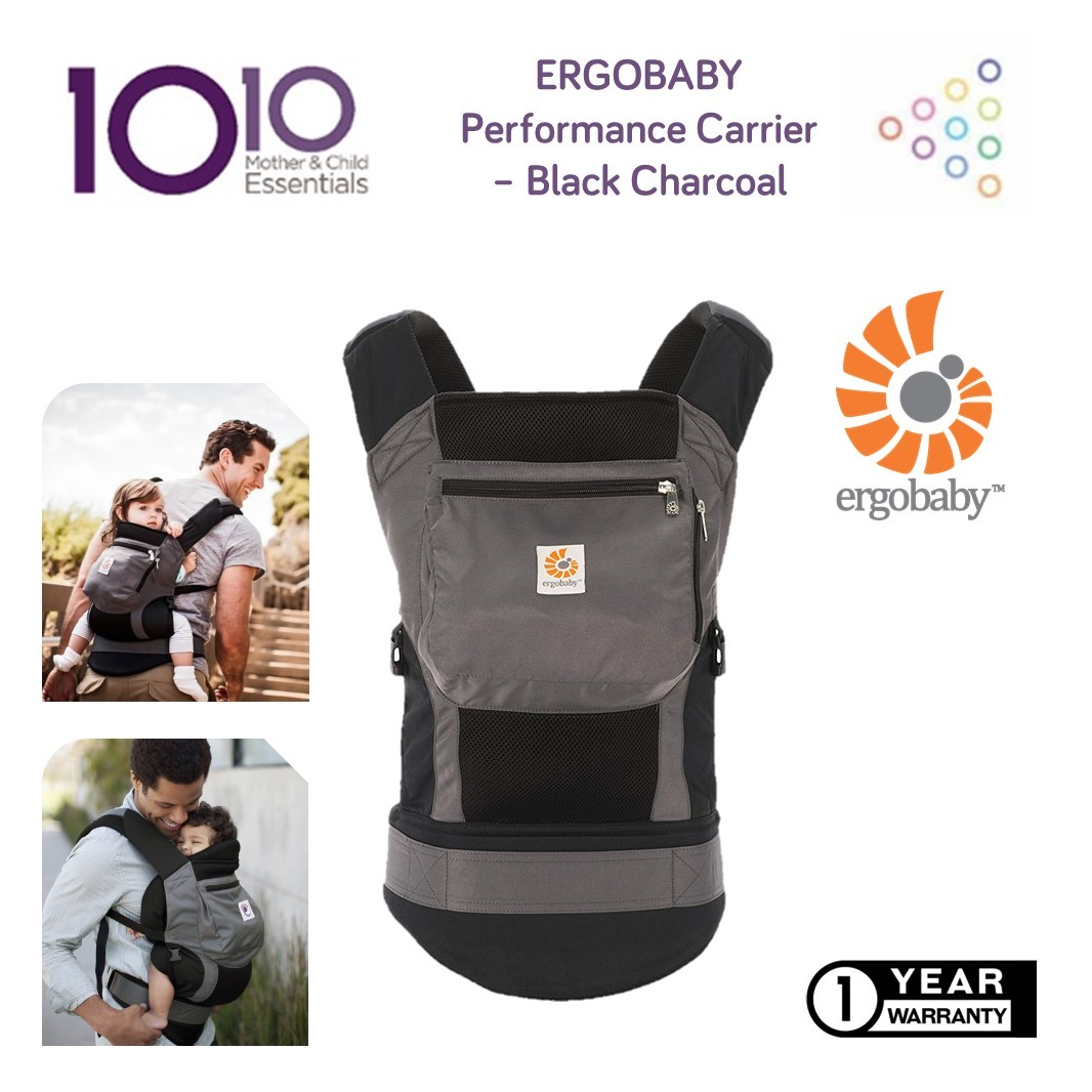 ergobaby performance charcoal black