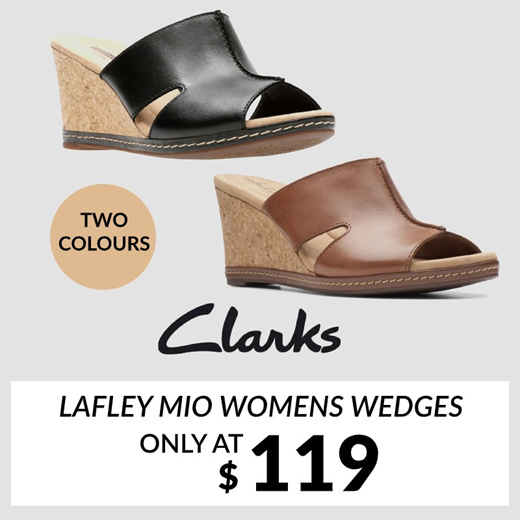 clarks lafley mio wedge