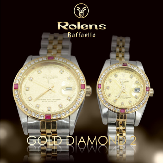 jam rolens gold diamond