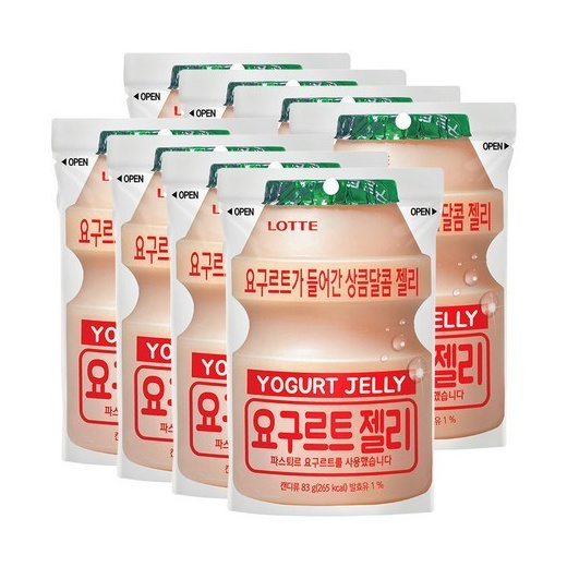 Qoo10 Jelly Gumi Lotte Yogurt Jelly 83gx8 Sweet And Sour Yogurt Jelly 7 El Drinks Sweets