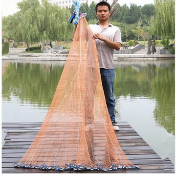 2.4M 3.6M 4.8M Fishing Net USA Style Cast Network With sinker and