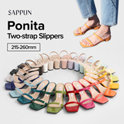 [50% OFF] Ponita Two Strap Mule Slippers (2cm/6cm)/korean fashion/slippers/