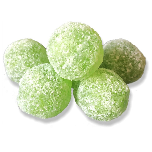 500G Bulk Barnetts Mega Sour Bubblegum Flavoured Balls - Lollies