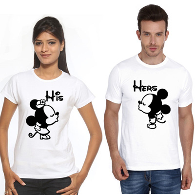 mickey mouse t shirt for couples