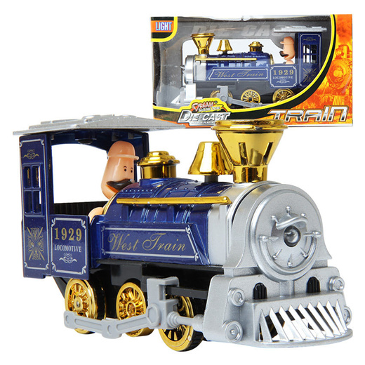Classic train 1929 LOCOMOTIVE Blue Train Toys Children Toy