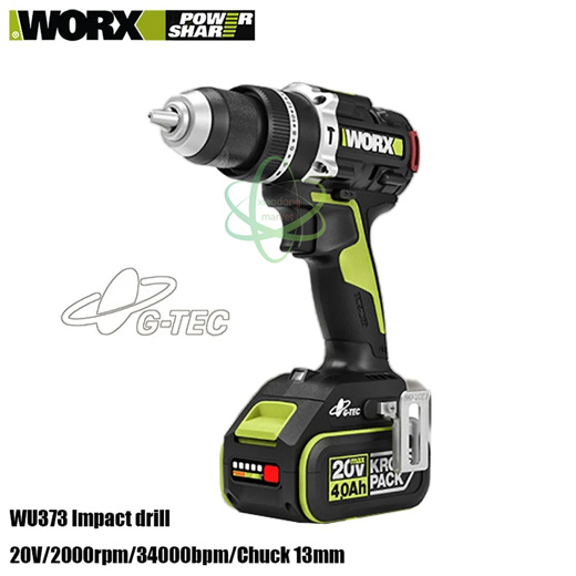 Qoo10 WORX WU373 Electric Drill Impact Screwdriver Cordless