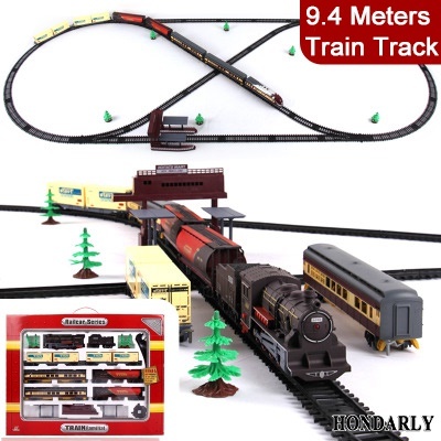 long toy train