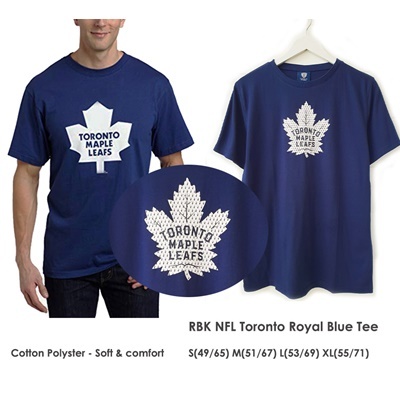 RBK NHL Toronto Tshirt Royal Blue