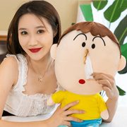 Stay friend Maenggu tissue case, Crayon Shin-chan snot tissue case, Maenggu younger brother (46cm) cute Maenggu character fluffy doll tissue case tissue case/free shipping