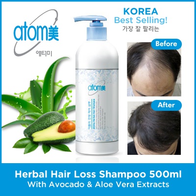 Qoo10 - BEST SELLING KOREA ATOMY HERBAL HAIR LOSS SHAMPOO 500ml /  Conditioner ... : Hair Care