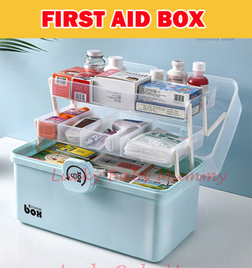 Idomy Plastic Lockable Medication Box, Family First