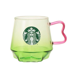 Starbucks Bead Handle Heat Resistant Glass Mug Rainbow 355ml - Japanese  Starbucks Glass Mugs