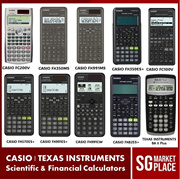 Casio Calculator | Texas Instruments | FX82ES PLUS | BA II PLUS and many more models | SG Stock