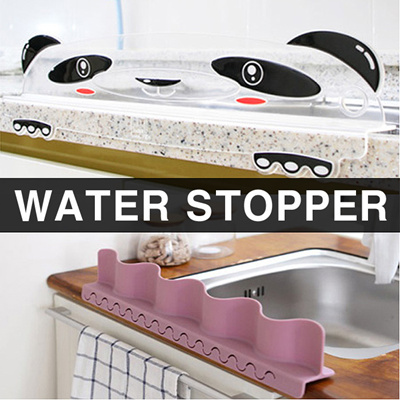 Panda Sink Water Stopper Natural Silicone Sink Cover Kitchen Sink Cover Water Splash Prevention