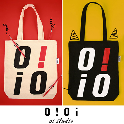 Qoo10 Oioi Eco Bag Black Oiaioye Korea Ladies Tote Logo Bag Eco Bag Sh Bag Wallets