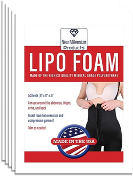 3 Pack Lipo Foam - Dr. Approved Post Surgery Foam Sheets, Ab Board
