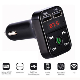 Bluetooth Carpack Wireless Bluetooth Transmitter Carpack Car FM Transmitter Compatible 5.0 Oh