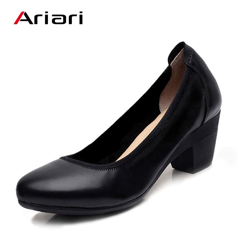 Qoo10 Outlet Ariari Genuine Leather Women Dress Shoes