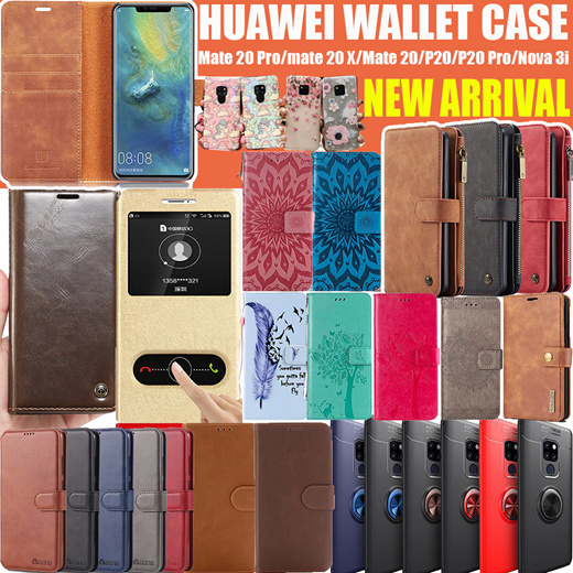 Qoo10 - Huawei Latest Model Flip Wallet case for Huawei mate 20 Pro Mate 20  X ... : Mobile Accessori...