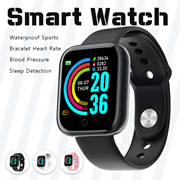 [Two 40% off, three or more 45% off] Y68 smart watch waterproof sports bracelet heart rate blood pressure sleep detection D20 smart watch