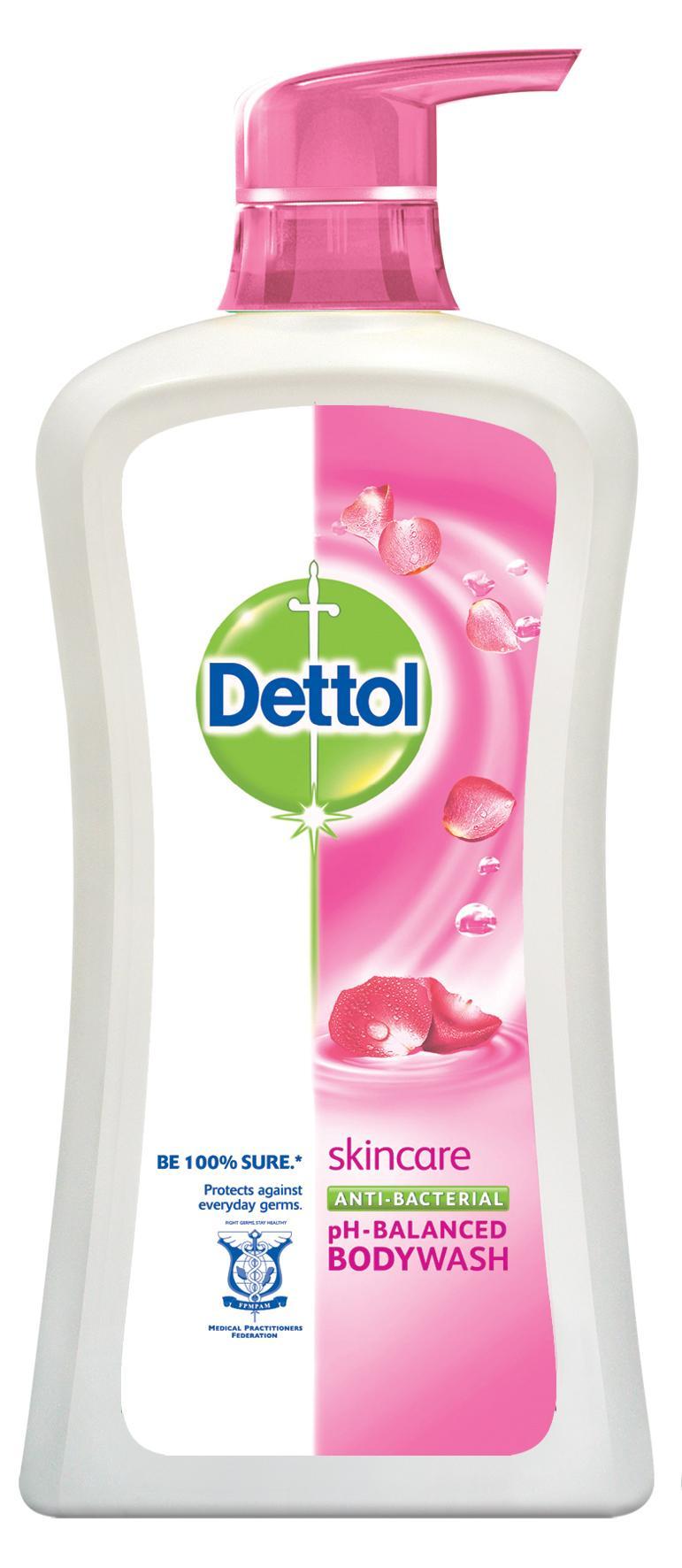 Qoo Dettol Shower Gel Antibacterial Skincare Ml X Hair Body Nail