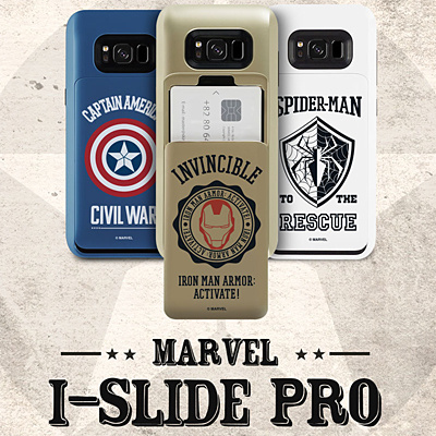 Qoo10 Authentic Marvel I Slide Pro Card Case Galaxy S8 Plus Iphone 7 Plus 6 Mobile Devices