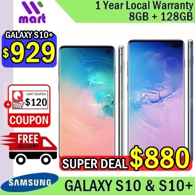 (Brand New Telco Set) Samsung Galaxy S10 l S10+ 128GB Deals for only RM3065.6 instead of RM3693