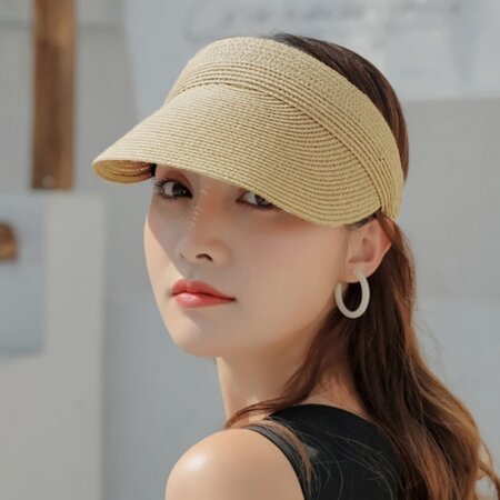 Qoo10 - Doldoli Sun Cap Outdoor Hat Summer Women's Hat Ajumma Sun Cap ...