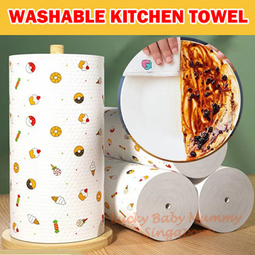 50pcs Disposable Breakpoint Non-woven Kitchen Towels Cleaning