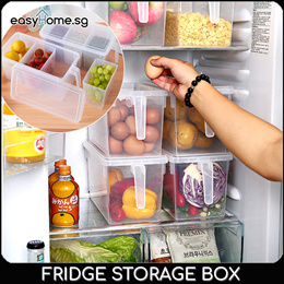 6pcs Kitchen Fridge Storage Containers, Freezer Safe Fresh-keeping Boxes,  Partition For Organizing And Sealing, Antibacterial Container For Frozen  Meat