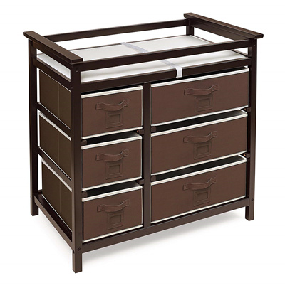 modern baby changing table