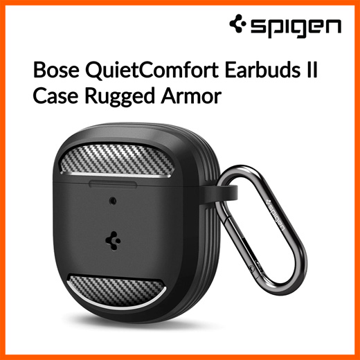 Spigen Bose QuietComfort Ultra Earbuds Case / Earbuds II Case Rugged Armor  Wireless Earbuds Cover