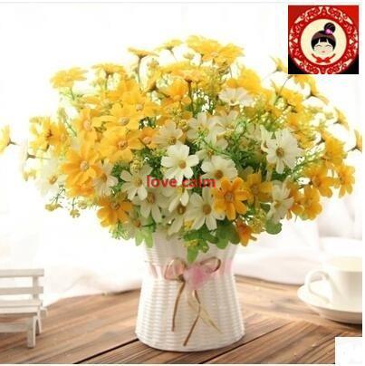 Continental artificial flowers artificial flowers decorative flowers Set Decoration dining table liv Deals for only S$29.4 instead of S$29.4
