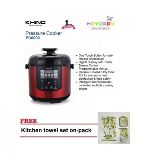 khind pressure cooker pc6000