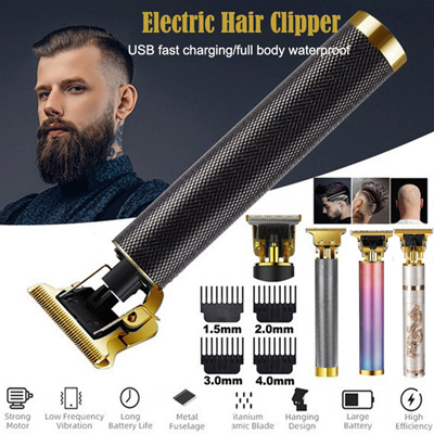 rechargeable facial hair trimmer